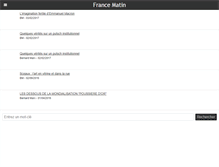 Tablet Screenshot of francematin.info